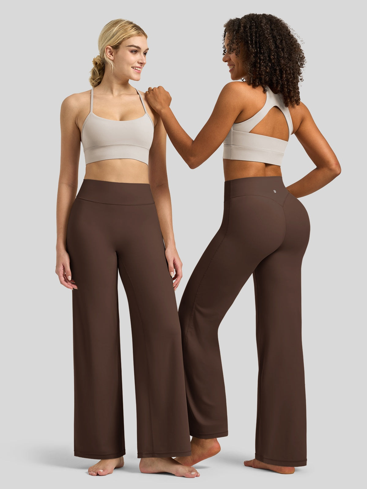 Willit Women's Butterflux Butt Lifting Leggings in brown