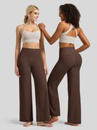 Willit Women's Butterflux Butt Lifting Leggings in brown
