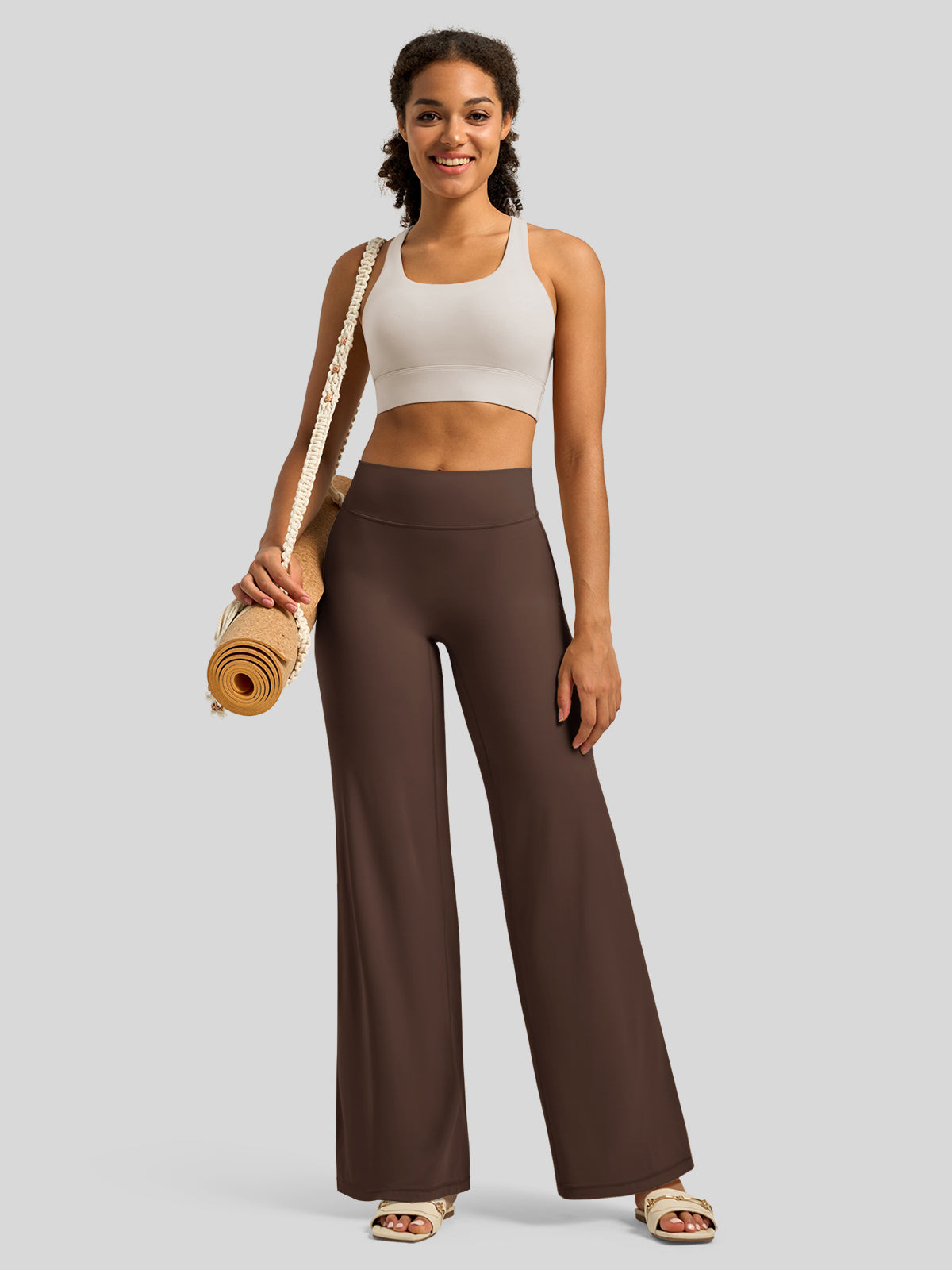 Willit Women's Butterflux Butt Lifting Leggings in brown