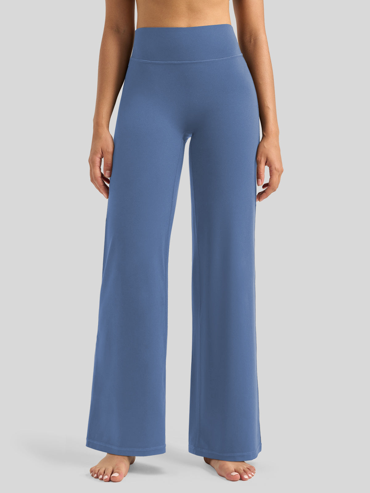 Willit Women's Butterflux Butt Lifting Leggings in fog blue2