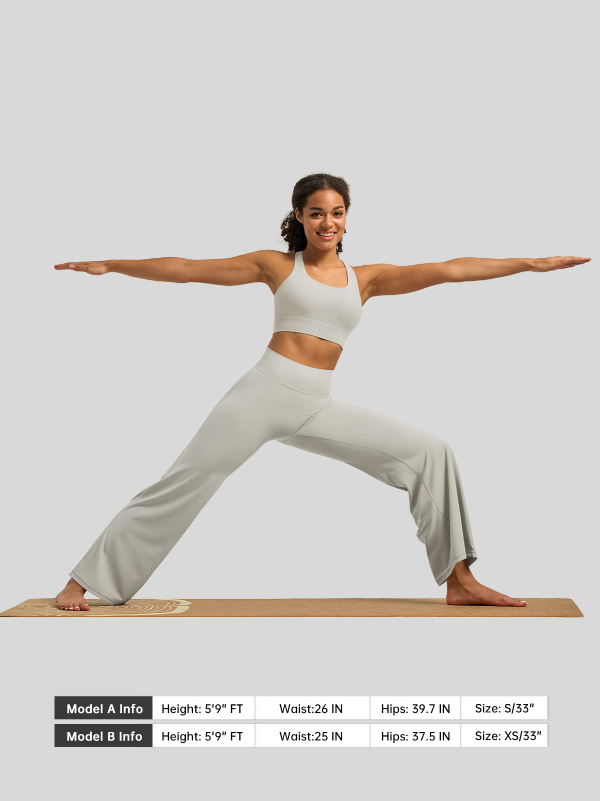 Willit Women's Butterflux Butt Lifting Leggings in light gray5