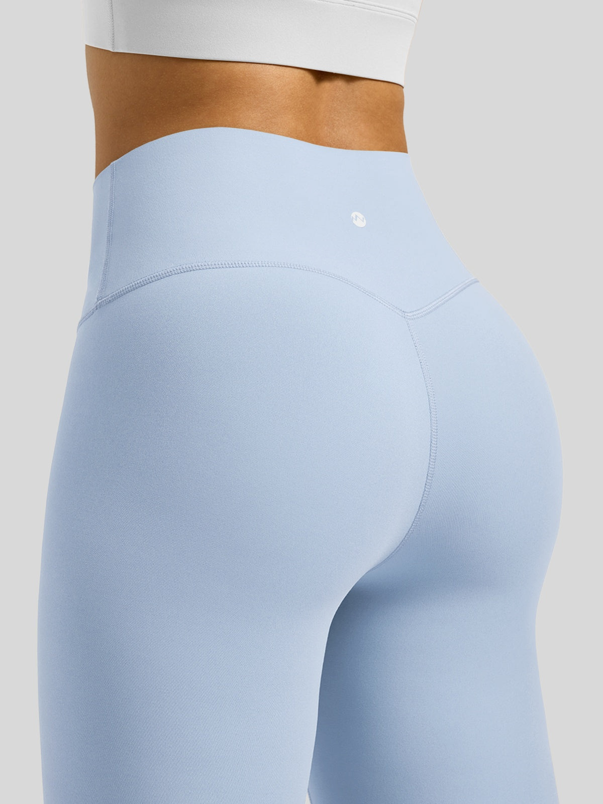 Willit Women's Butterflux High Rise Leggings 28 Inch in light blue