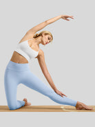 Willit Women's Butterflux High Rise Leggings 29 Inch in light blue