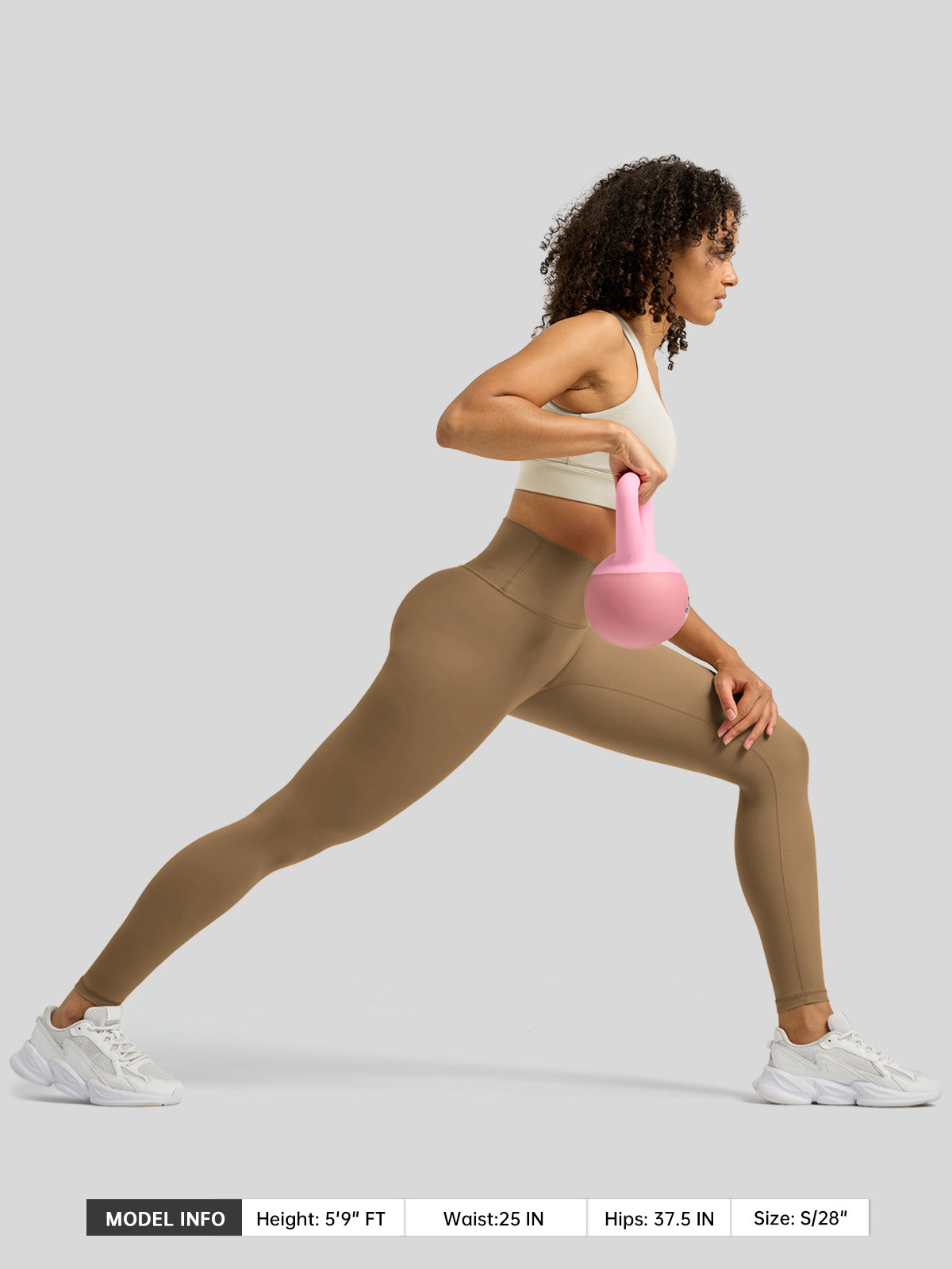 Willit Women's Butterflux High Rise Leggings 30 Inch in brown