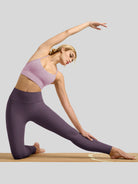 Willit Women's Butterflux High Rise Leggings 28 Inch in blue