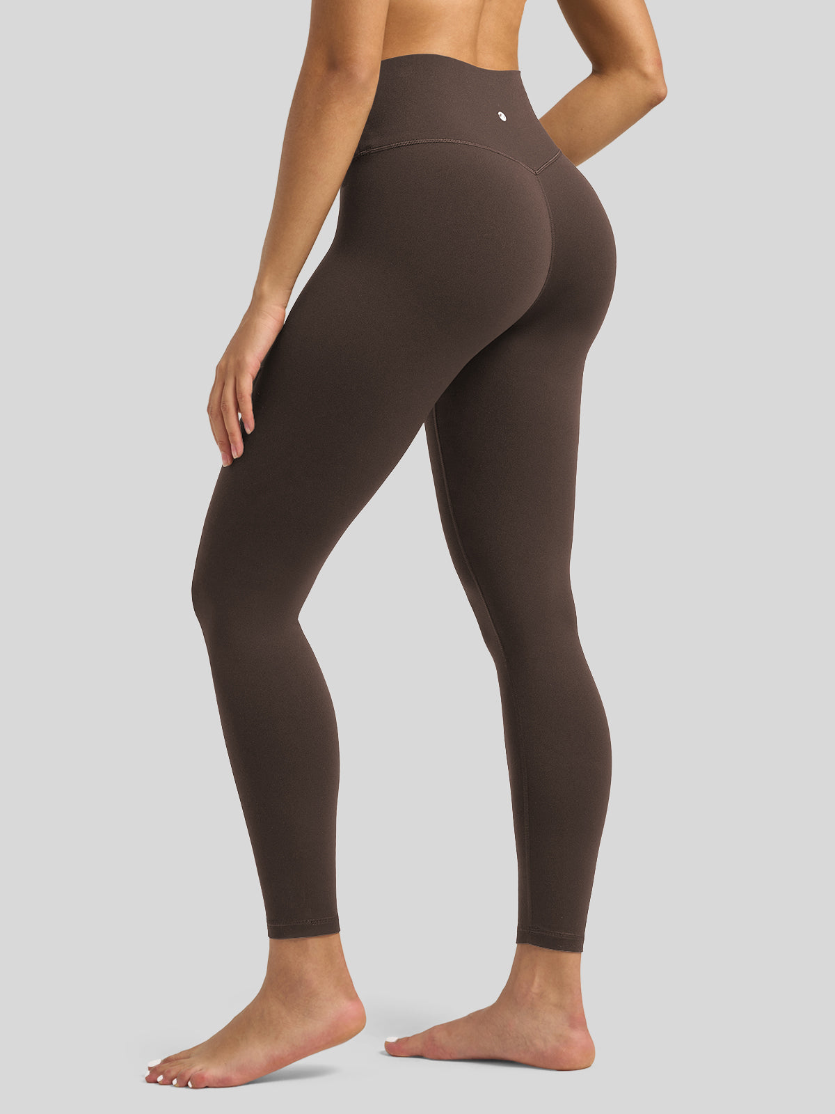 Willit Women's Butterflux High Rise Leggings 25 Inch in brown