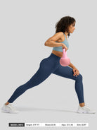 Willit Women's Butterflux High Rise Leggings 28 Inch in blue