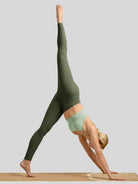 Willit Women's Butterflux High Rise Leggings 28 Inch in green