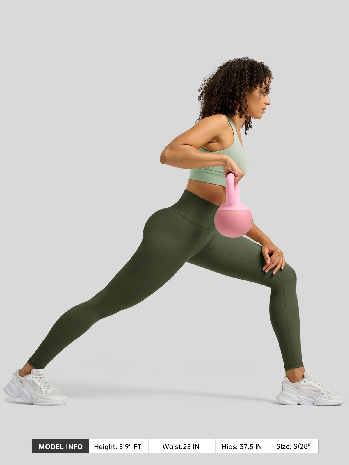 Willit Women's Butterflux High Rise Leggings 28 Inch in green