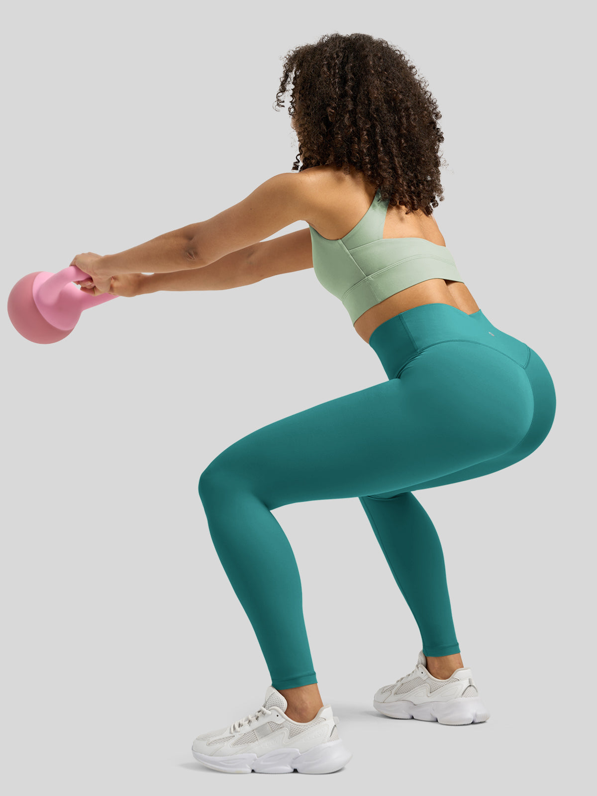 Willit Women's Butterflux High Rise Leggings 25 Inch in green