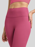 Willit Women's Butterflux High Rise Leggings 28 Inch in rose red