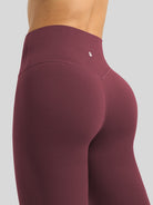 Willit Women's Butterflux High Rise Leggings 25 Inch in red