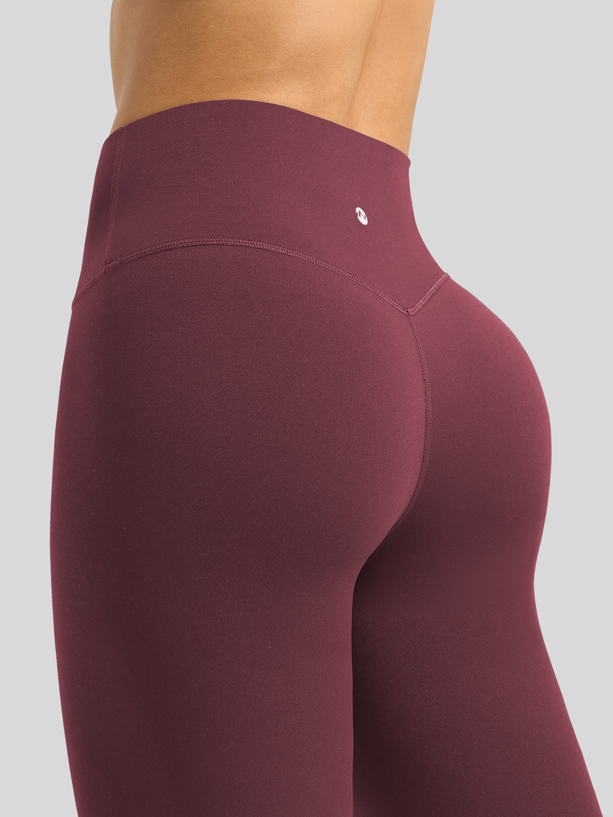 Willit Women's Butterflux High Rise Leggings 28 Inch in wine red
