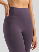 Willit Women's Butterflux Pocket Leggings-25 Inch in dusty in blue