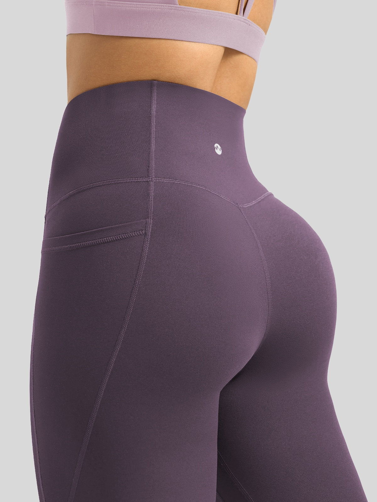 Willit Women's Butterflux Pocket Leggings-25 Inch in dusty in blue