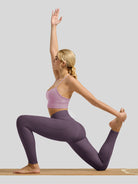 Willit Women's Butterflux Pocket Leggings-25 Inch in dusty in blue