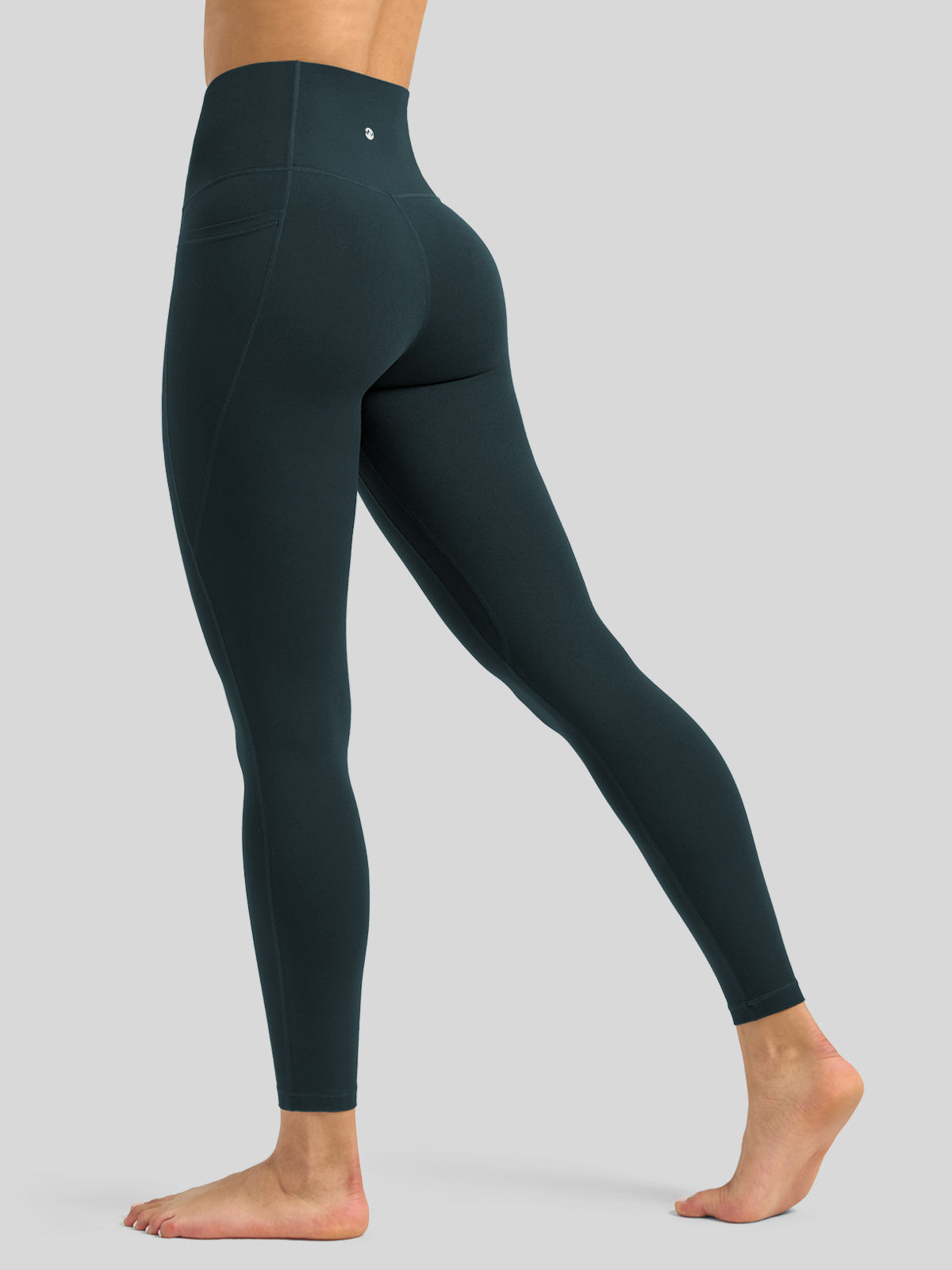 Willit Women's Butterflux Pocket Leggings-25 Inch in dusty in blue