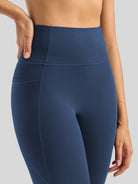 Willit Women's Butterflux Pocket Leggings-25 Inch in dusty in blue