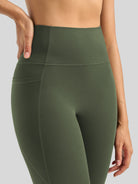 Willit Women's Butterflux Pocket Leggings-25 Inch in dusty in green
