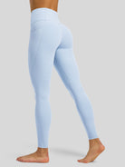 Willit Women's Butterflux Pocket Leggings-25 Inch in dusty in blue