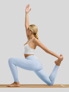 Willit Women's Butterflux Pocket Leggings-25 Inch in blue
