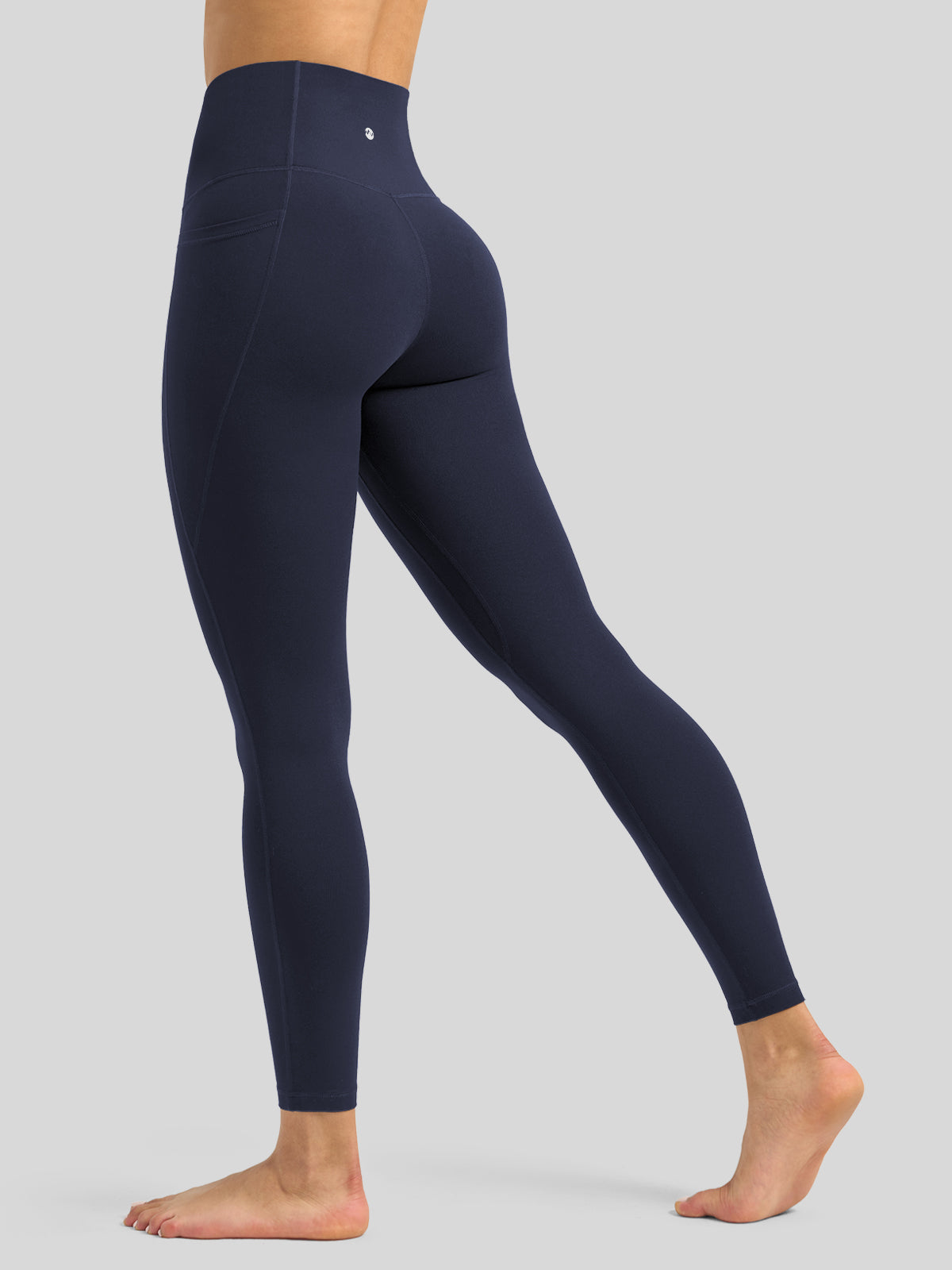Willit Women's Butterflux Pocket Leggings-25 Inch in dusty in navy