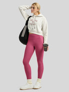 Willit Women's Butterflux Pocket Leggings-25 Inch in dusty in red