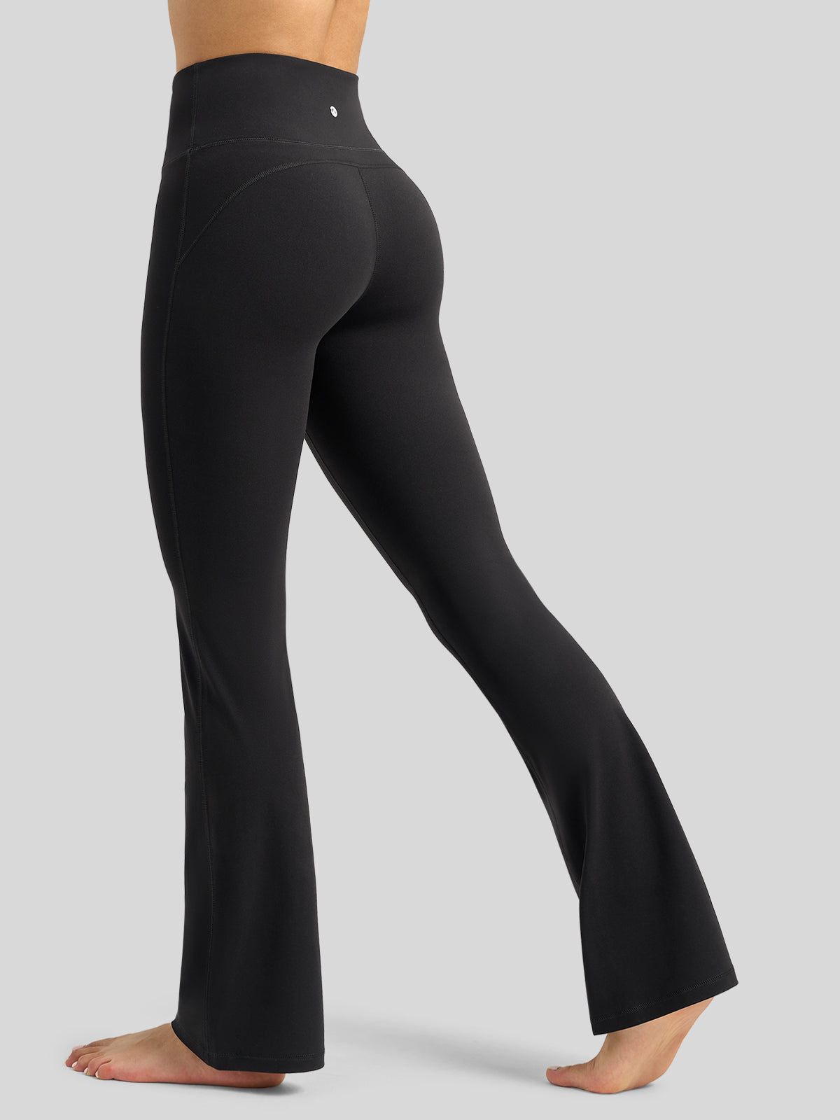 Willit Women's Butterflux Yoga Flare Leggings 29 Inch in black