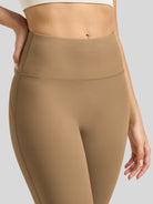 Willit Women's Butterflux Yoga Flare Leggings 33 Inch in brown