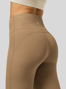 Willit Women's Butterflux Yoga Flare Leggings 30.5 Inch in brown