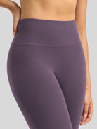 Willit Women's Butterflux Yoga Flare Leggings 29 Inch in deep purple