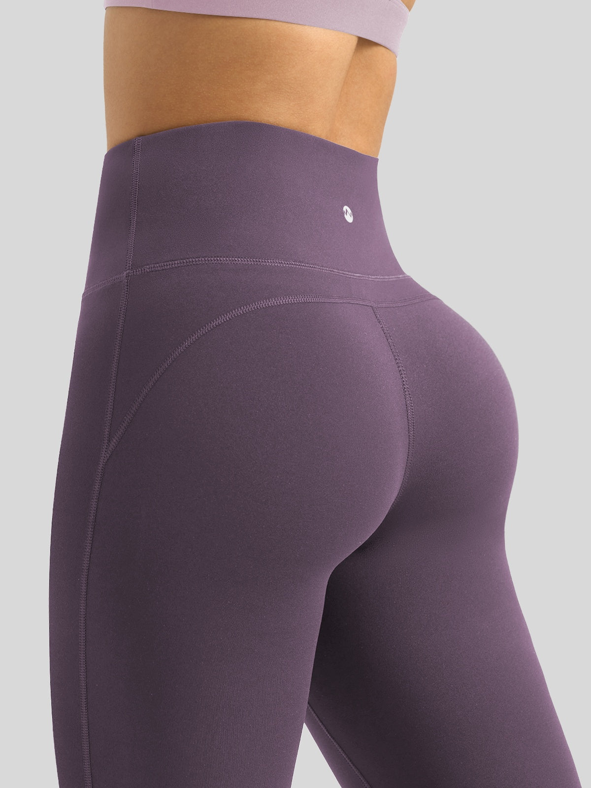 Willit Women's Butterflux Yoga Flare Leggings 29 Inch in deep purple