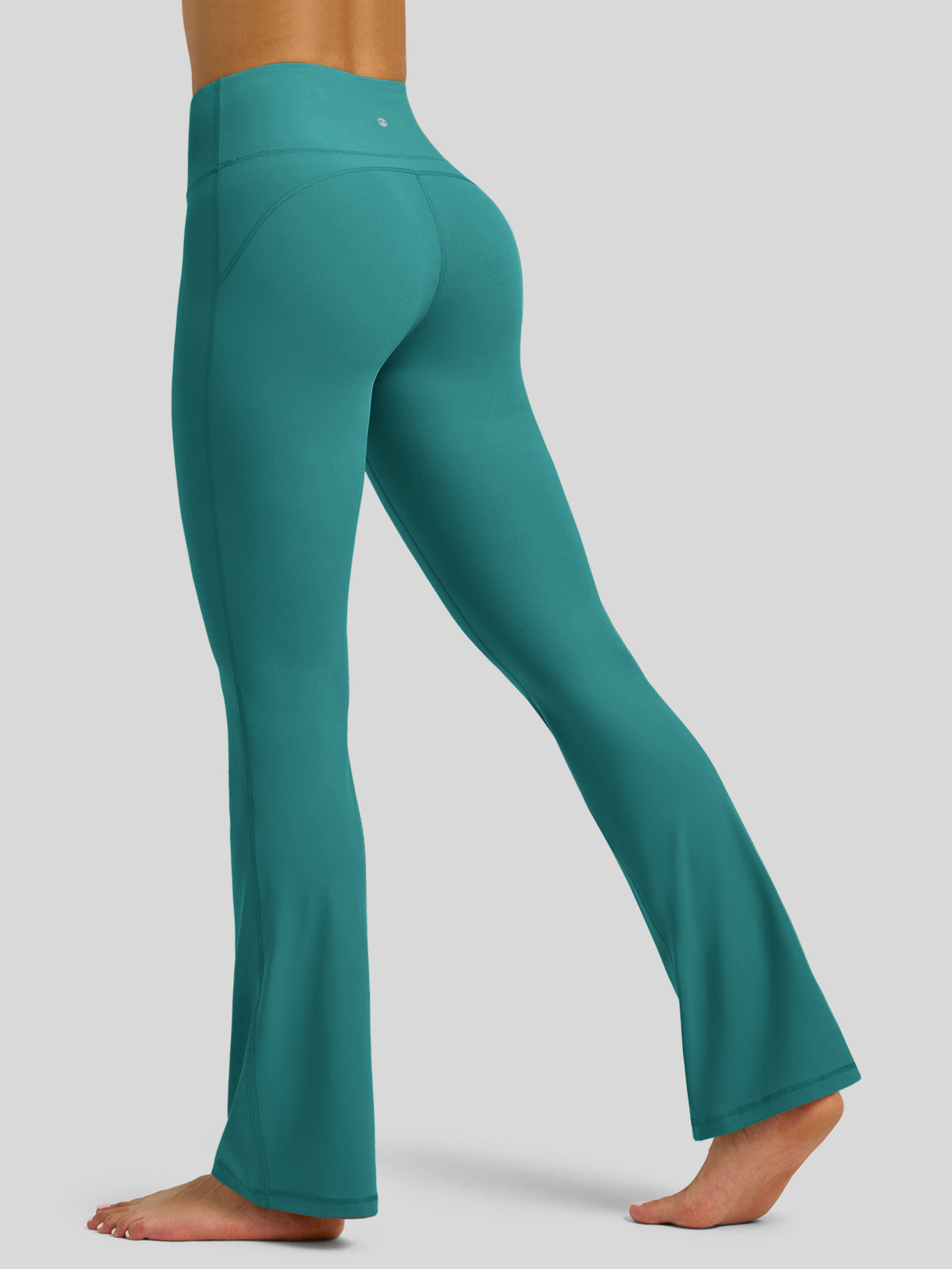 Willit Women's Butterflux Yoga Flare Leggings 29 Inch in green
