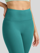 Willit Women's Butterflux Yoga Flare Leggings 30.5 Inch in green