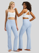 Willit Women's Butterflux Yoga Flare Leggings 30.5 Inch in blue