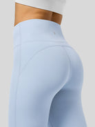 Willit Women's Butterflux Yoga Flare Leggings 33 Inch in blue