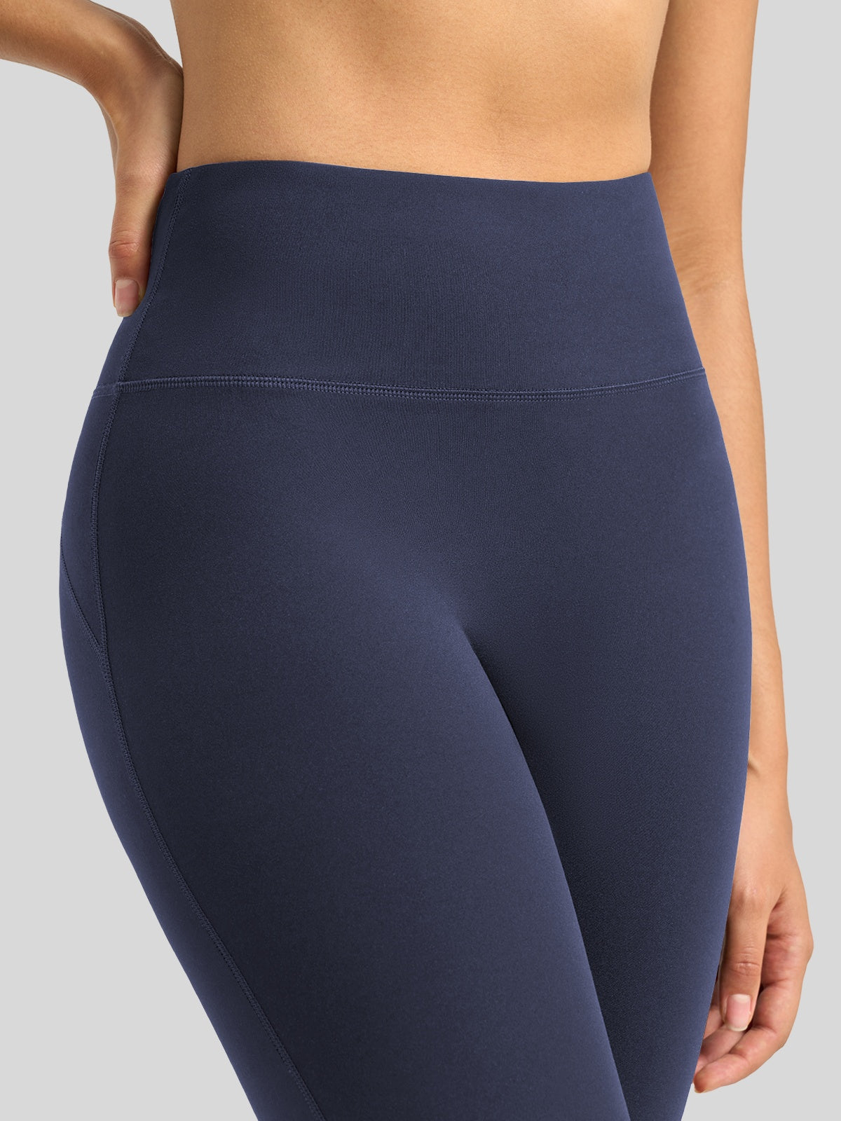 Willit Women's Butterflux Yoga Flare Leggings 30.5 Inch in navy