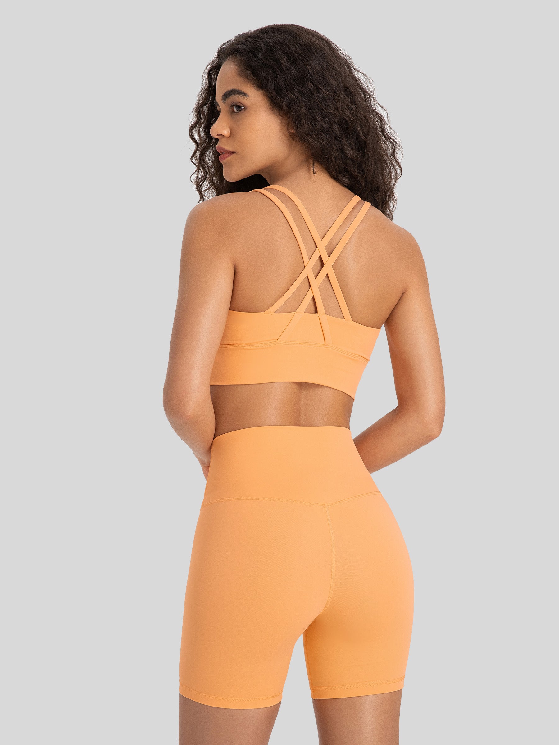 Womens Cross Back Yoga Bra size chart