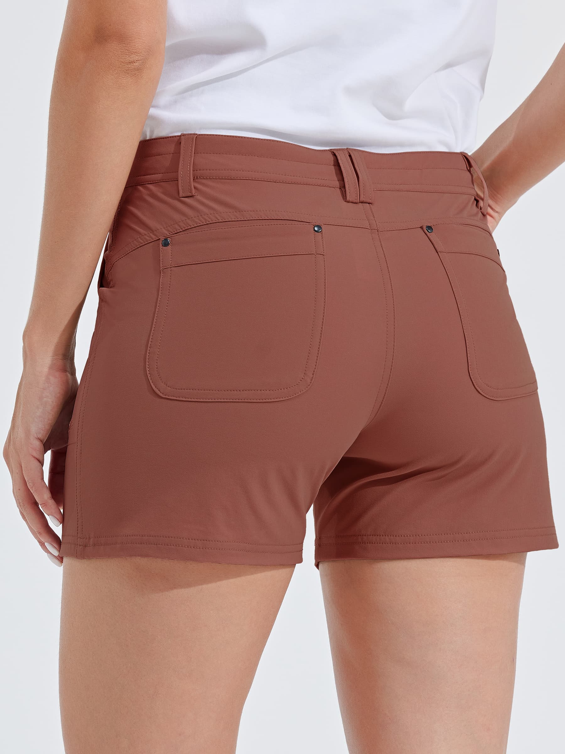 Womens Hiking Shorts 4.5 Inch cacao4