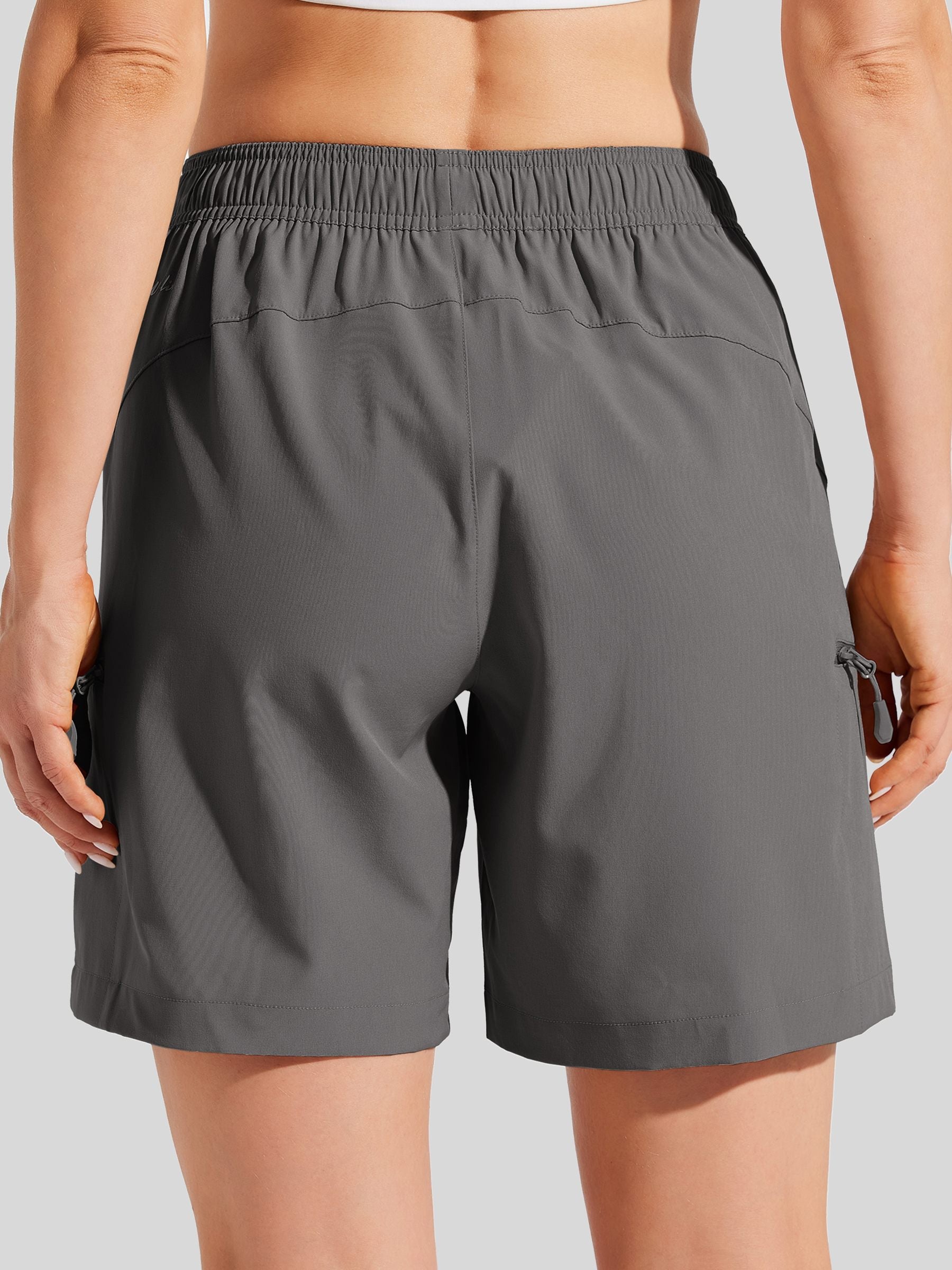 Wiliit Women's Hiking Athletic Shorts_dark gray3