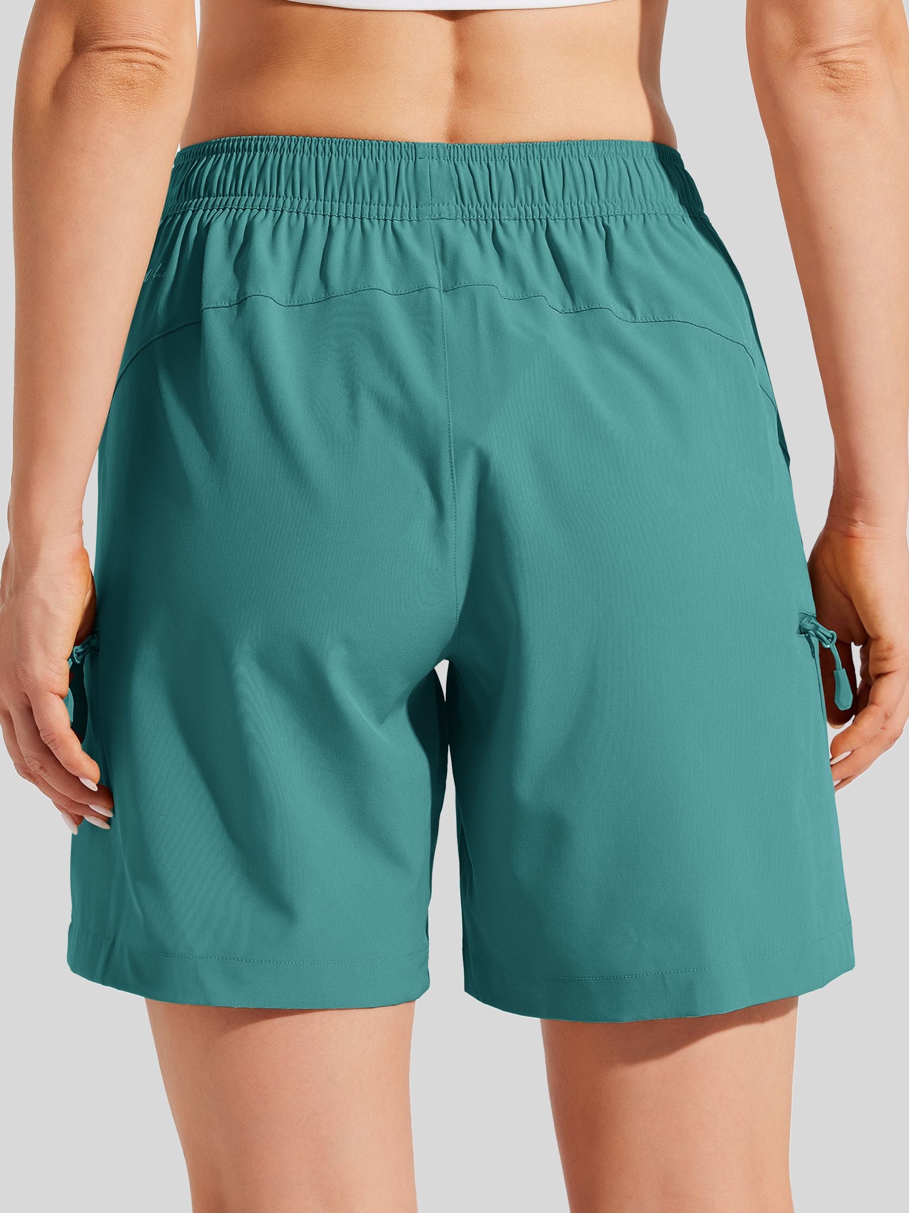 Wiliit Women's Hiking Athletic Shorts_teal2