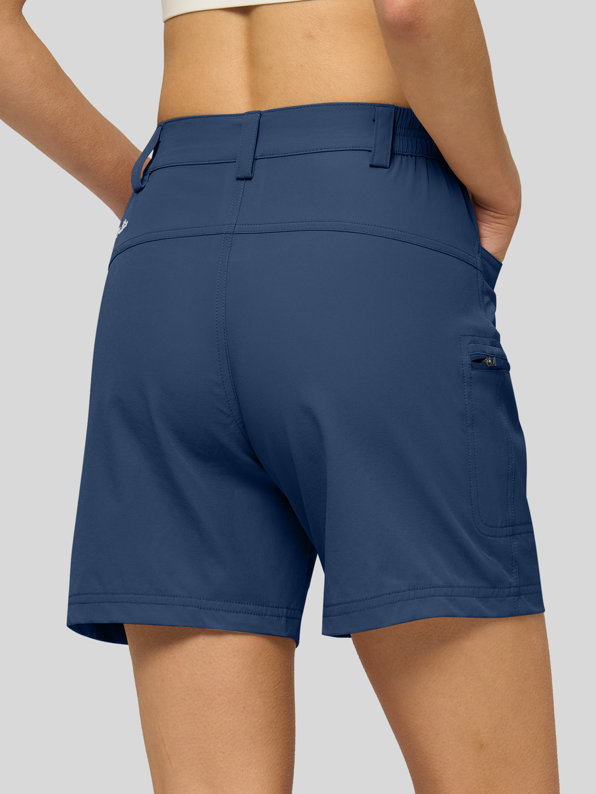 Willit Women's Hiking Shorts Quick Dry in navy3