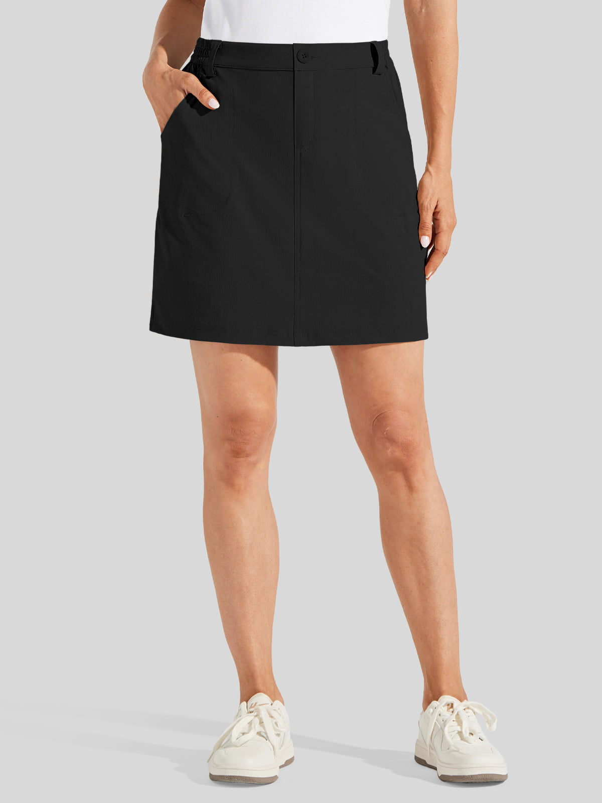 Willit Women's Lightweight Outdoor Skort_black