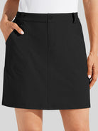 Willit Women's Lightweight Outdoor Skort_black