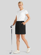 Willit Women's Lightweight Outdoor Skort_black