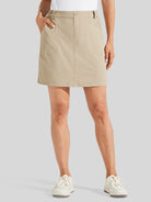 Willit Women's Lightweight Outdoor Skort_light khaki
