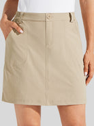 Willit Women's Lightweight Outdoor Skort_light khaki