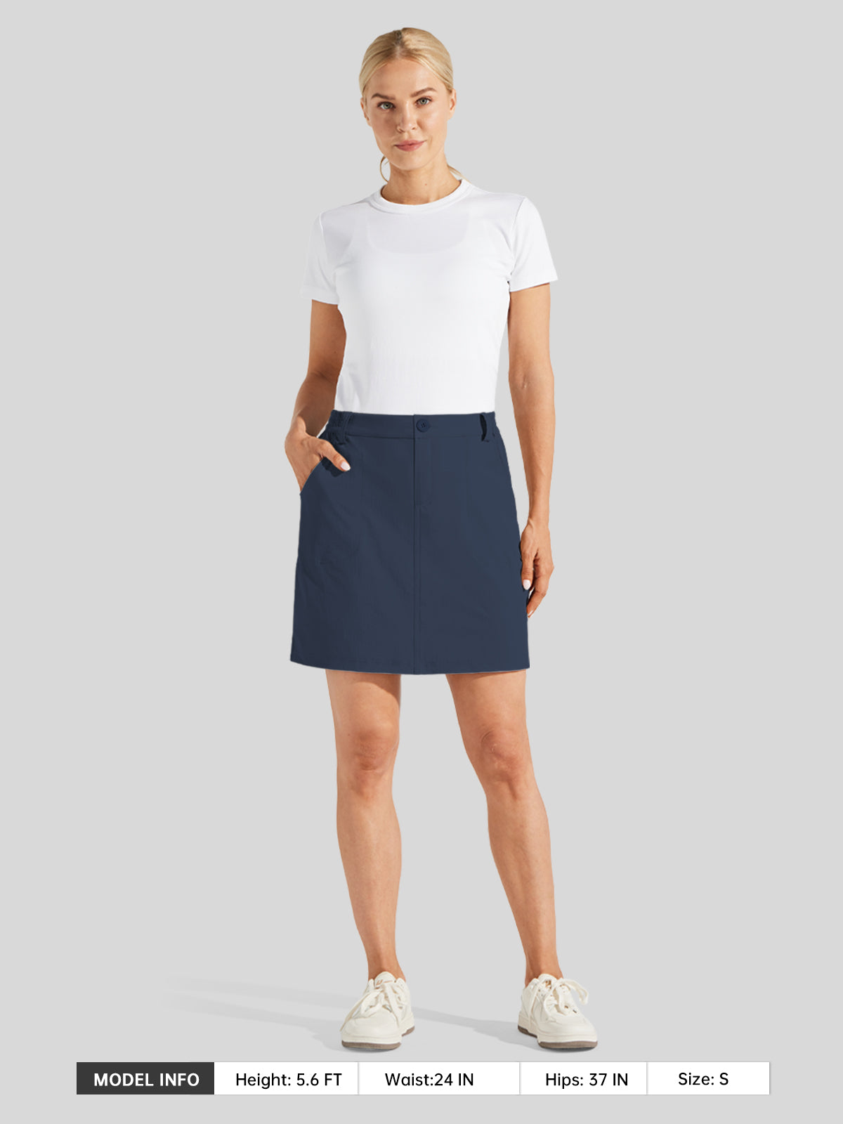 Willit Women's Lightweight Outdoor Skort_navy