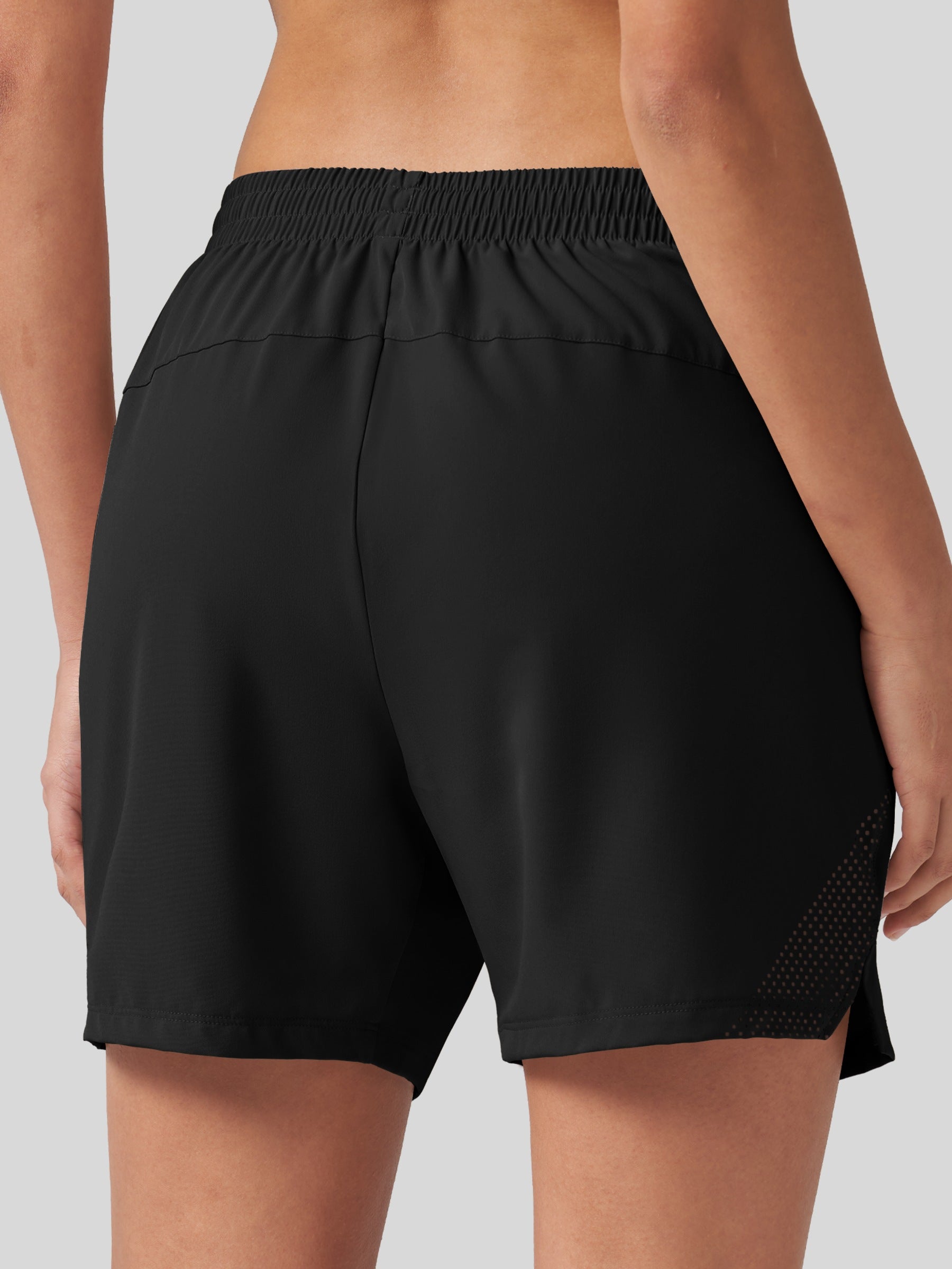 Willit Women's Active Trek Shorts 7 Inch in black 2