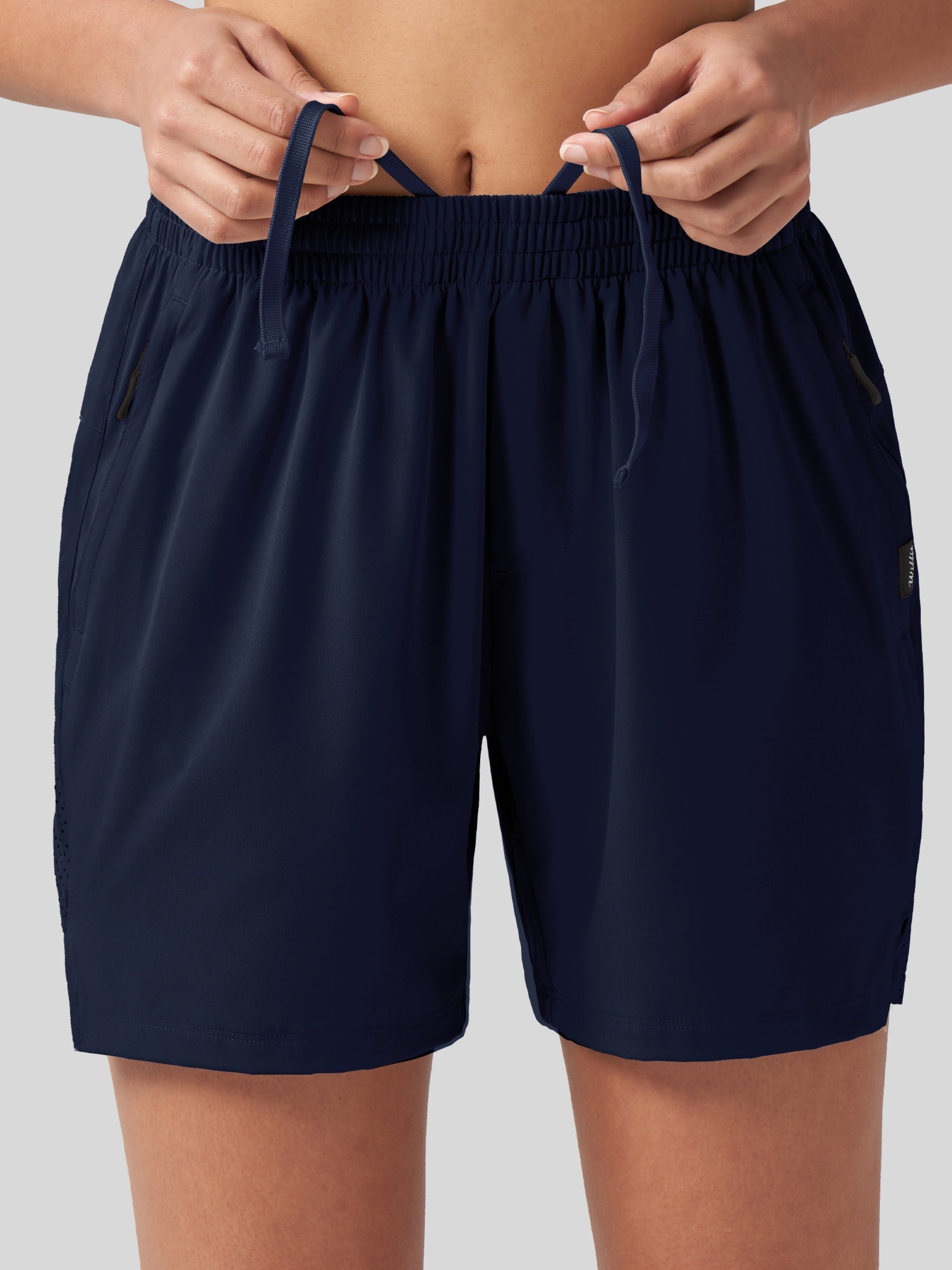 Willit Women's Active Trek Shorts 7 Inch in navy3